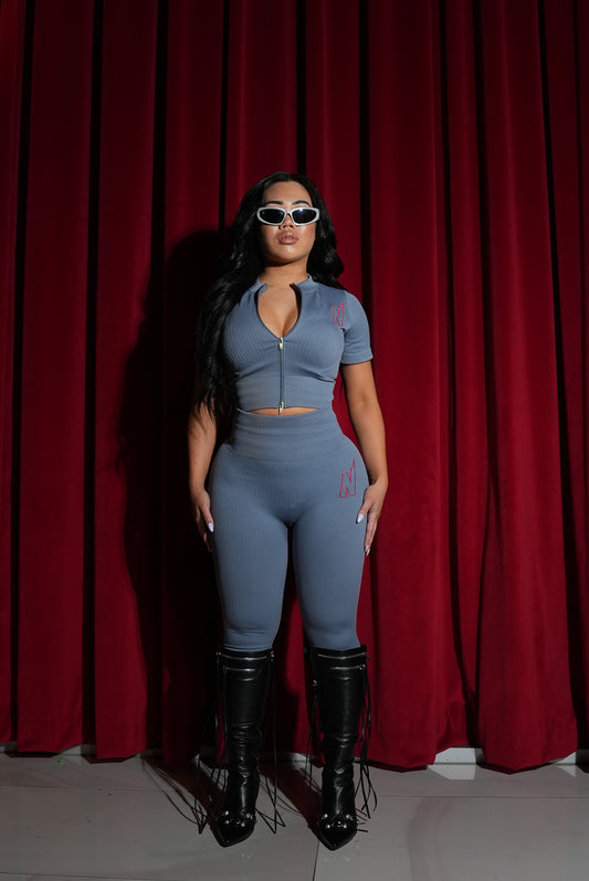 Two Piece Women Fitted Set