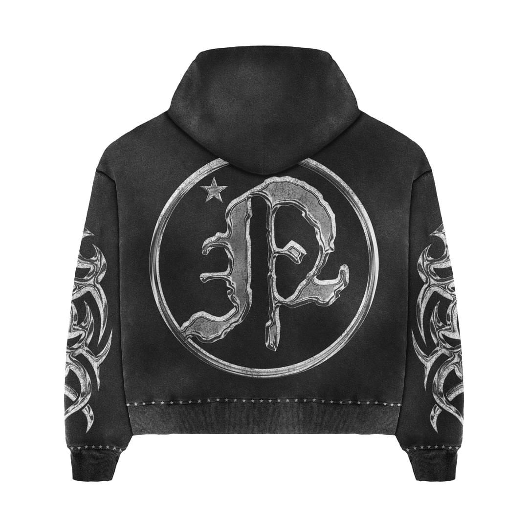 Black Chrome Hoodie