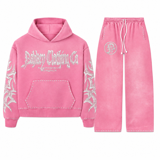 Pink Chrome Sweatsuit